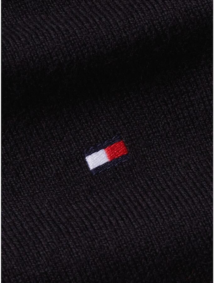 Tommy Hilfiger Zwarte Sweaters met Iconische Tape en Turtleneck Kraag Black Heren - Foto 5