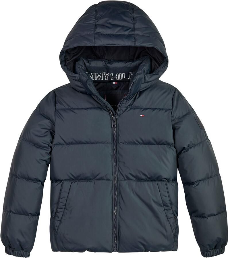 Tommy Hilfiger Donsjack ESSENTIAL DOWN JACKET Baby tot 2 jaar met logo-patch en vlaglabel - Foto 3