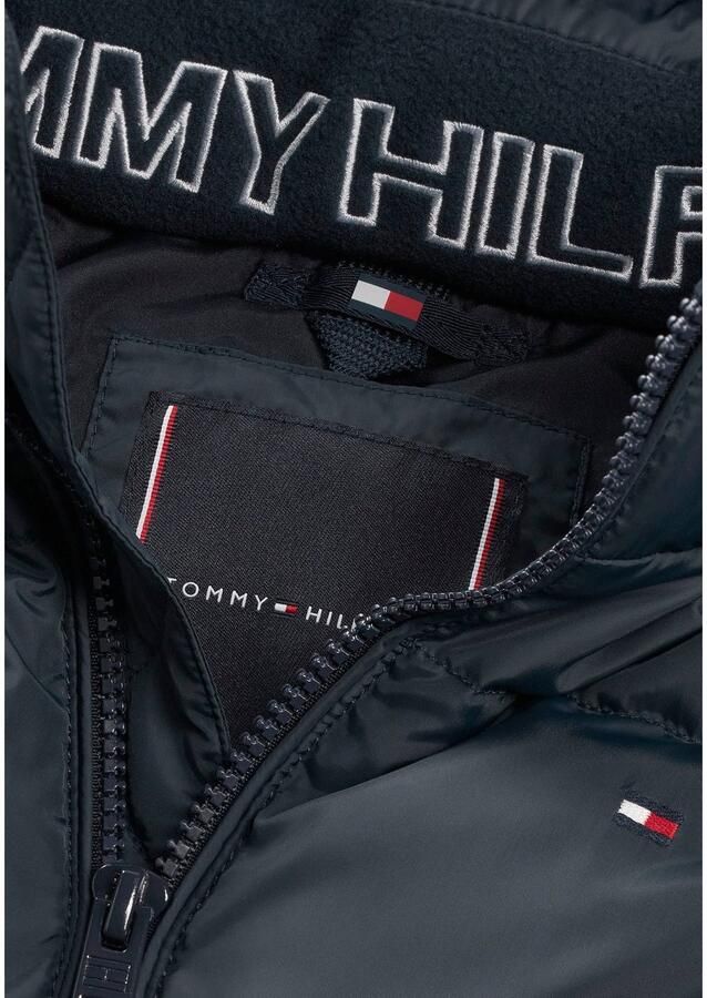 Tommy Hilfiger Donsjack ESSENTIAL DOWN JACKET Baby tot 2 jaar met logo-patch en vlaglabel - Foto 2