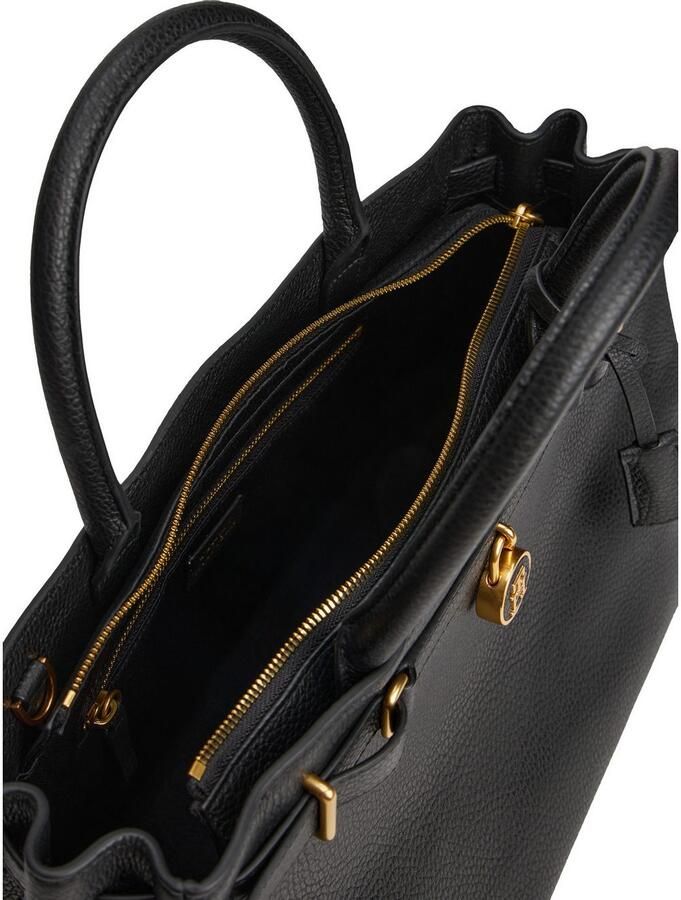 Tommy Hilfiger Draagtas AMERICAN ICON TOTE LEATHER dames handtas schoudertas met th-slot-sierstuk - Foto 3