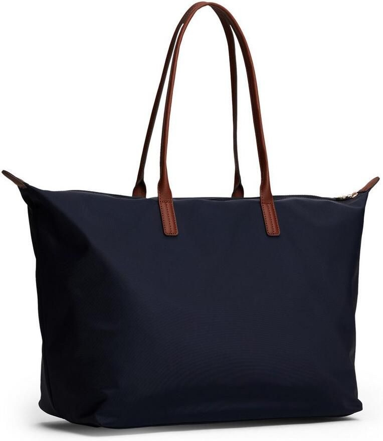 Tommy Hilfiger Draagtas POPETTE MAXI TOTE dames schoudertas met leren draaghandvatten