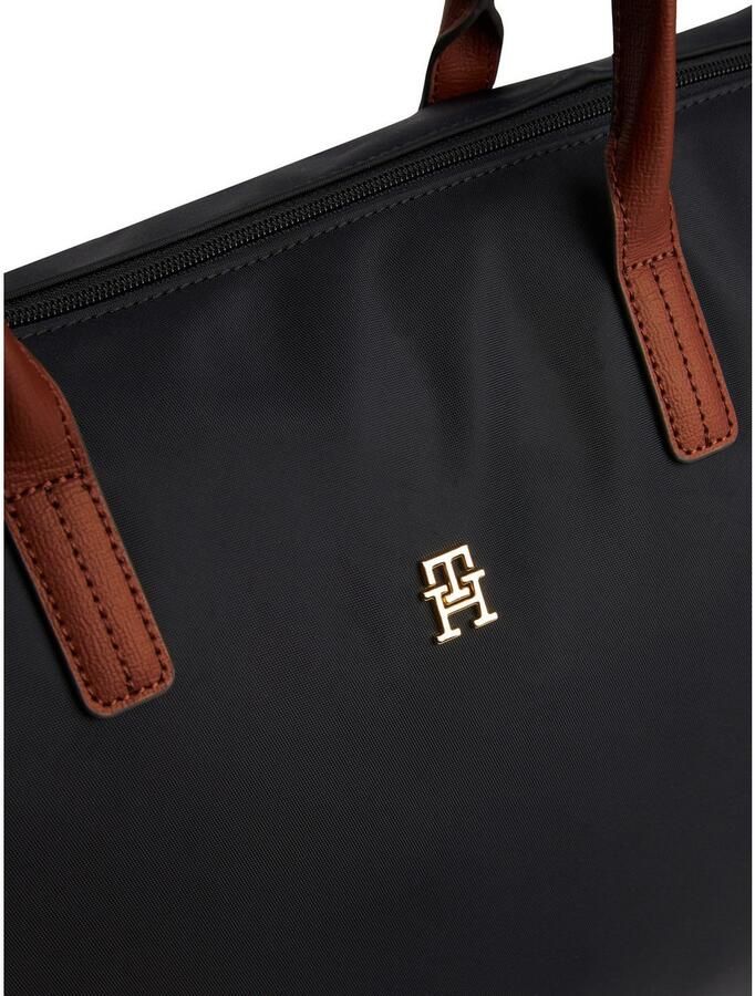 Tommy Hilfiger Draagtas POPETTE MAXI TOTE dames schoudertas met leren draaghandvatten - Foto 3