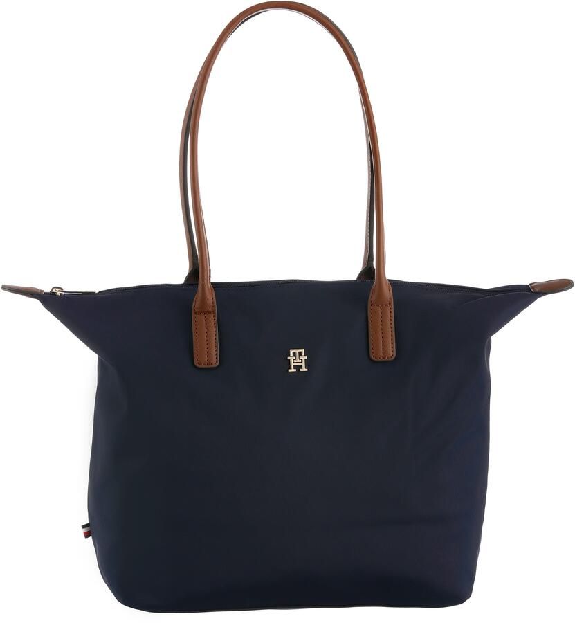 Tommy Hilfiger Draagtas POPETTE TOTE dames schoudertas met contrasterende handvatten - Foto 3