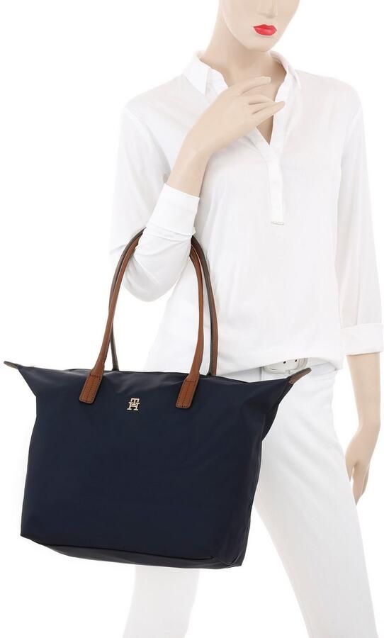 Tommy Hilfiger Draagtas POPETTE TOTE dames schoudertas met contrasterende handvatten - Foto 2