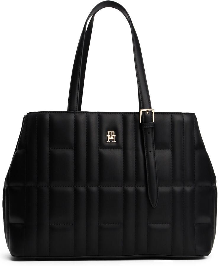 Tommy Hilfiger Draagtas TH FEMININE TOTE Dames Schoudertas met verlengbare Handvat (2-delig Ritsvak aan de buitenkant) - Foto 4