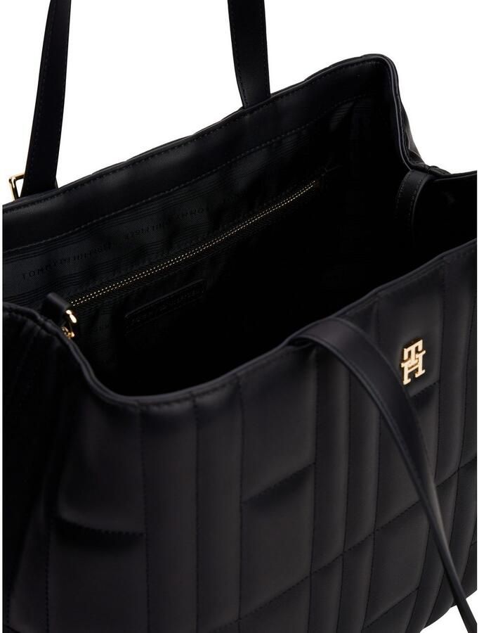 Tommy Hilfiger Draagtas TH FEMININE TOTE Dames Schoudertas met verlengbare Handvat (2-delig Ritsvak aan de buitenkant) - Foto 2