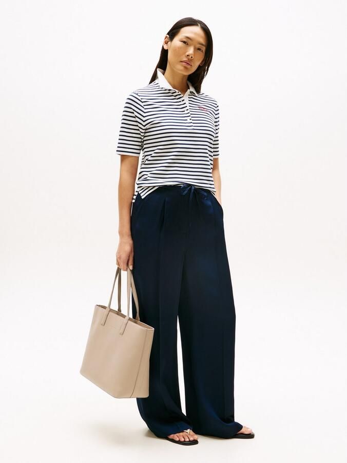 Tommy Hilfiger Draagtas TH LOGOTAPE TOTE dames handtas schoudertas met dubbele draaggreep - Foto 3