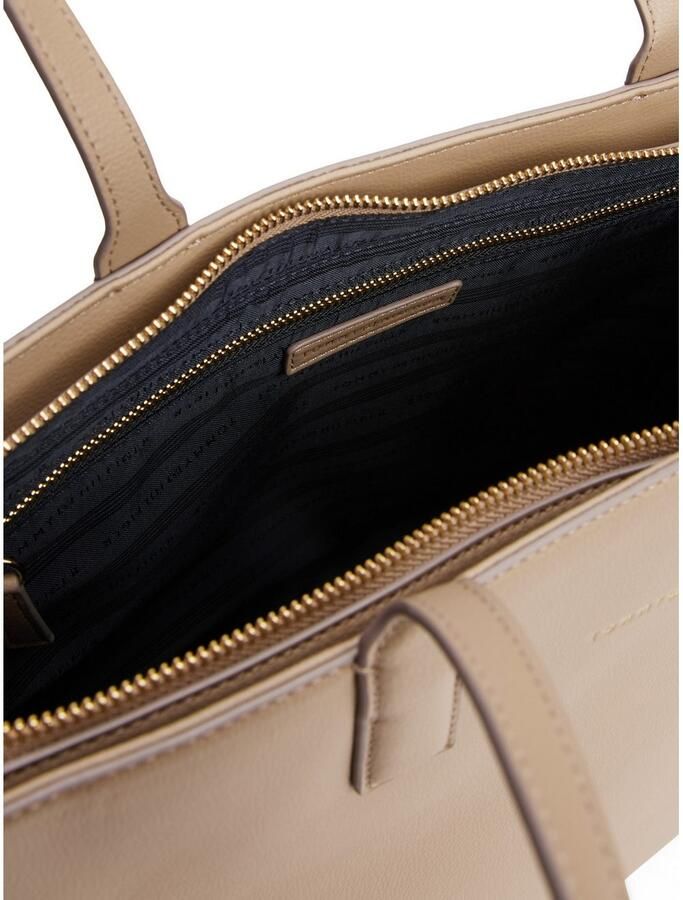 Tommy Hilfiger Draagtas TH LOGOTAPE TOTE dames handtas schoudertas met dubbele draaggreep