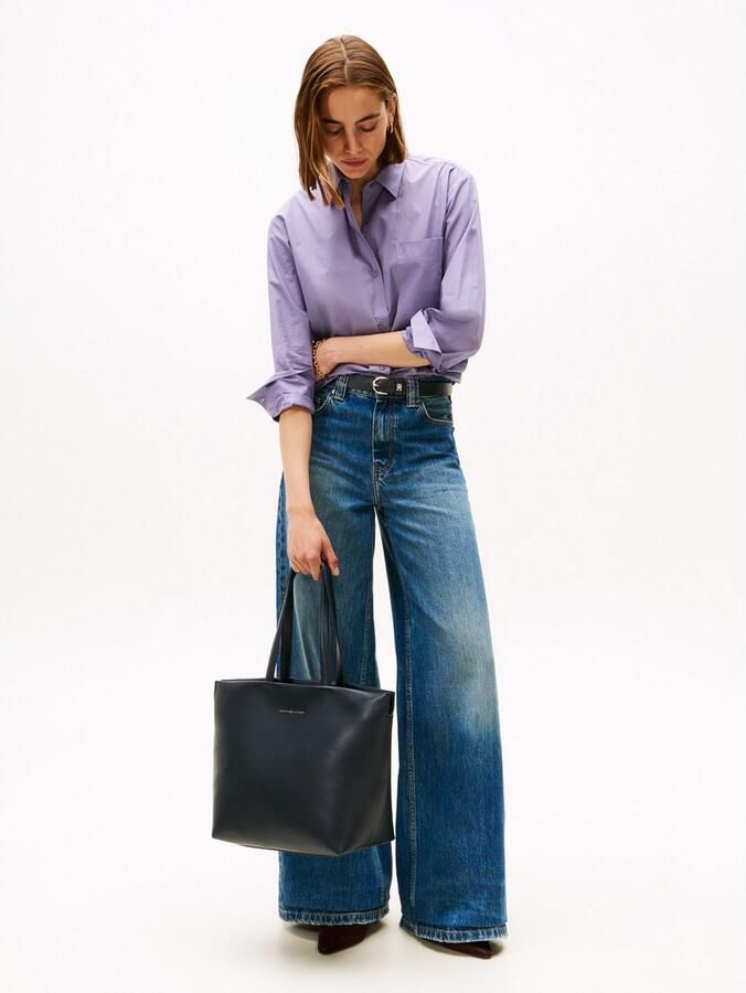 Tommy Hilfiger Draagtas TH LOGOTAPE TOTE dames shopper schoudertas met logo - Foto 3