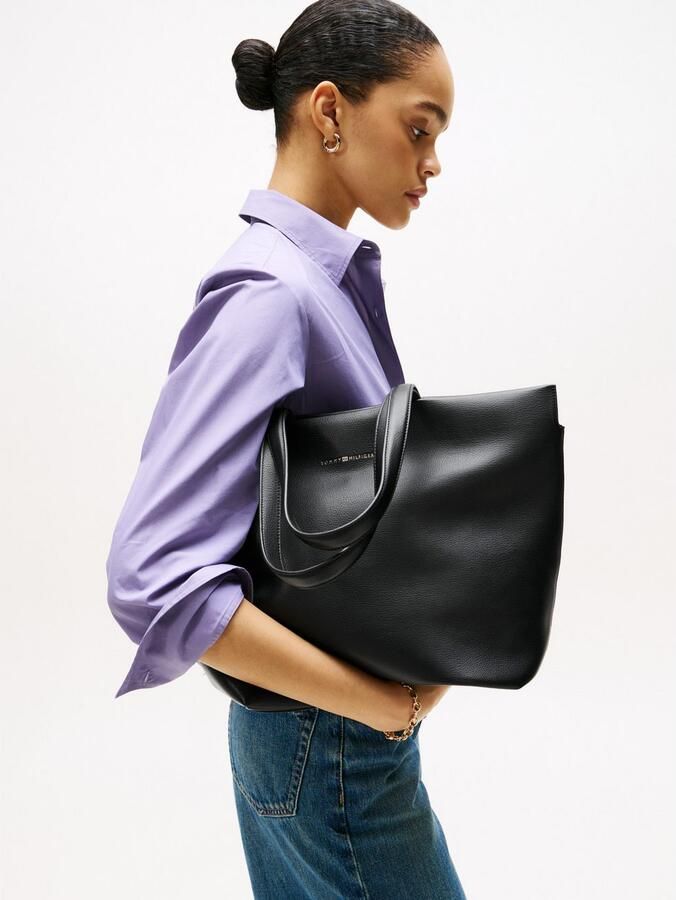 Tommy Hilfiger Draagtas TH LOGOTAPE TOTE dames shopper schoudertas met logo - Foto 3