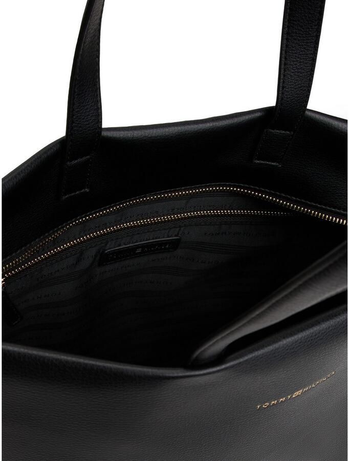 Tommy Hilfiger Draagtas TH LOGOTAPE TOTE dames shopper schoudertas met logo