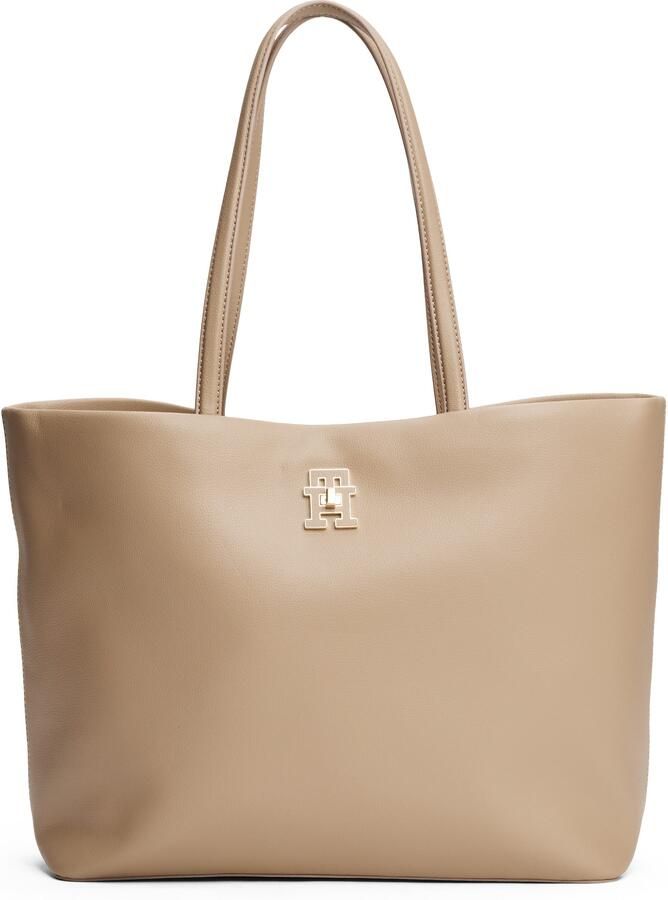 Tommy Hilfiger Draagtas TH MODERN TOTE dames schoudertas met th-sierstuk - Foto 5
