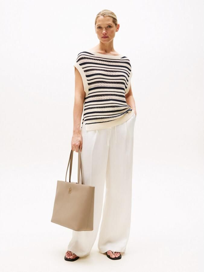 Tommy Hilfiger Draagtas TH MODERN TOTE dames schoudertas met th-sierstuk - Foto 3