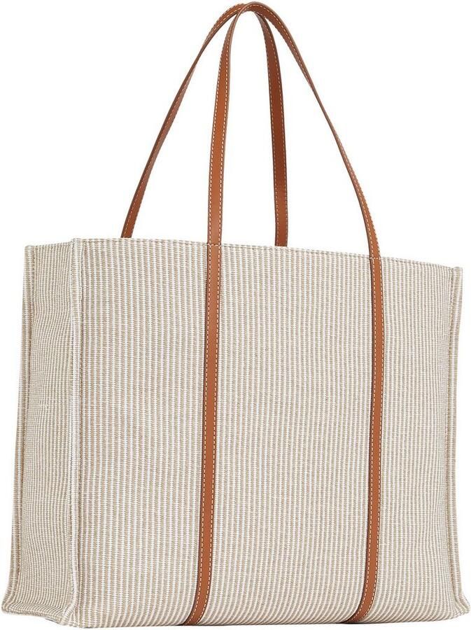Tommy Hilfiger Draagtas TH PREMIUM BEACH LE TOTE dames handtas shopper schoudertas met strepen - Foto 4