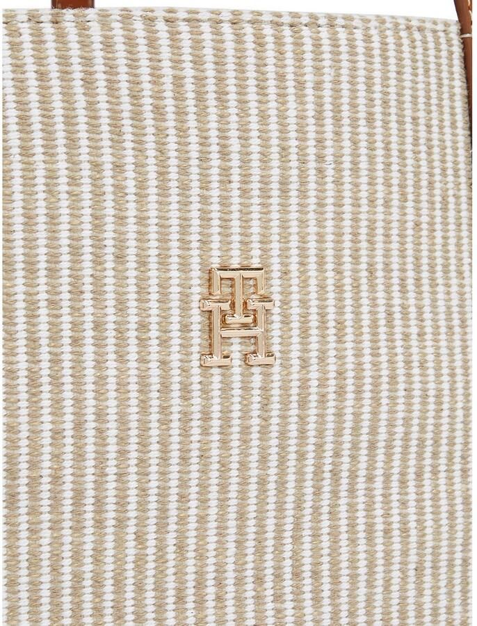 Tommy Hilfiger Draagtas TH PREMIUM BEACH LE TOTE dames handtas shopper schoudertas met strepen