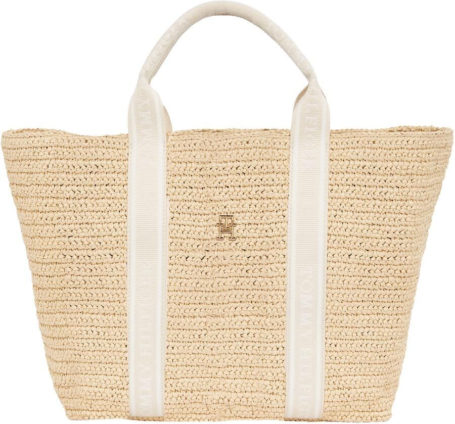 Tommy Hilfiger Draagtas TH SPRING LOGO TOTE dames handtas strandtas shopper met th-embleem - Foto 4