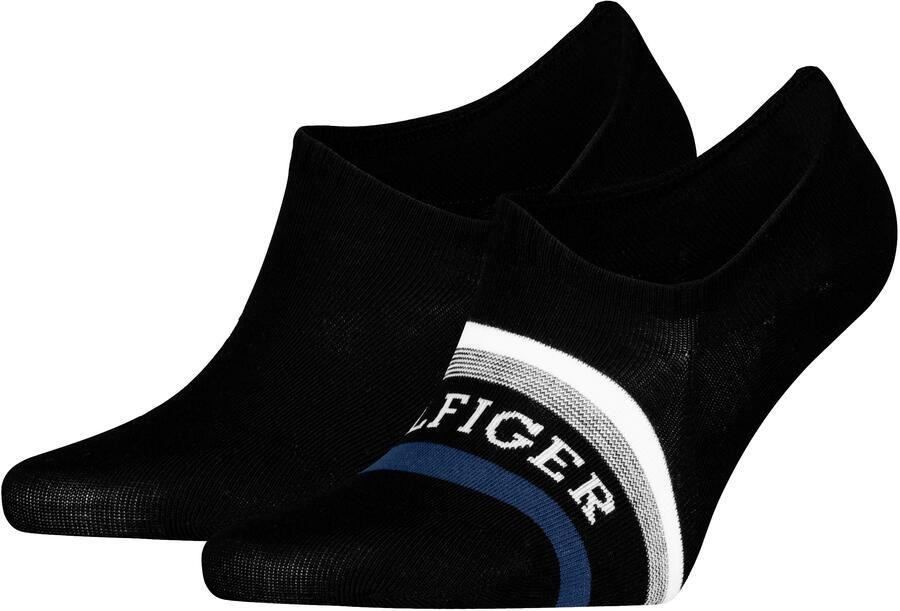 Tommy Hilfiger Kousenvoetjes met elastische ribboordjes in een set van 2 paar - Foto 2