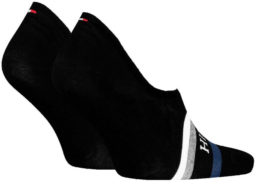 Tommy Hilfiger Kousenvoetjes met elastische ribboordjes in een set van 2 paar