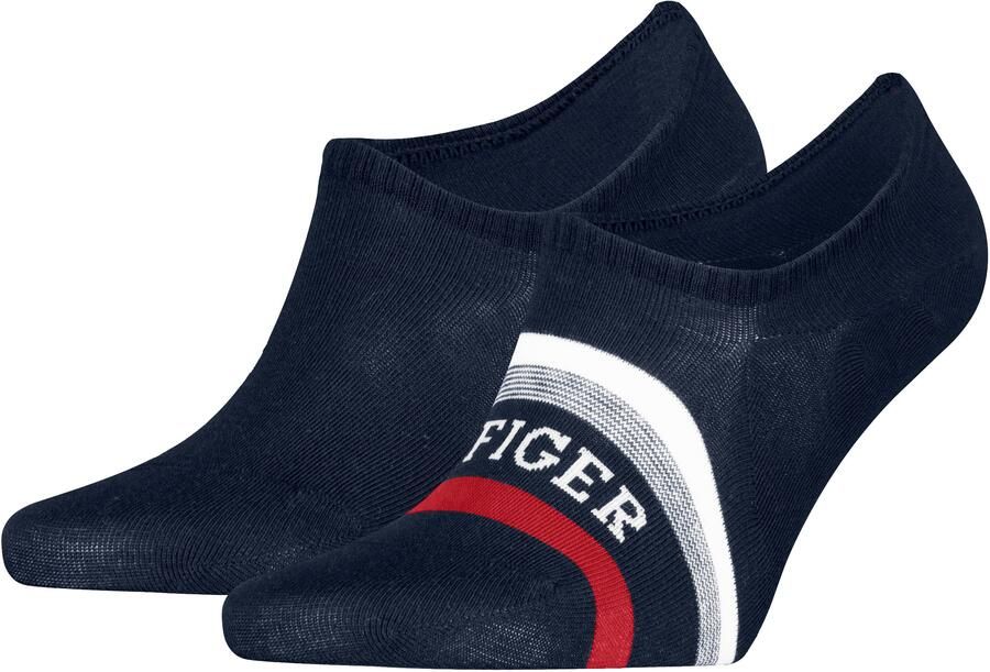 Tommy Hilfiger Kousenvoetjes met elastische ribboordjes in een set van 2 paar - Foto 2