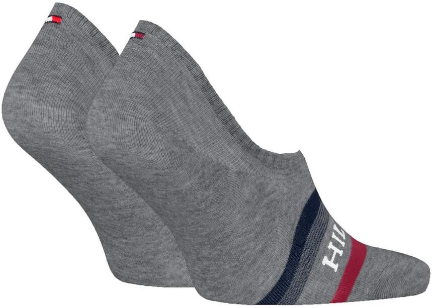 Tommy Hilfiger Kousenvoetjes met elastische ribboordjes in een set van 2 paar