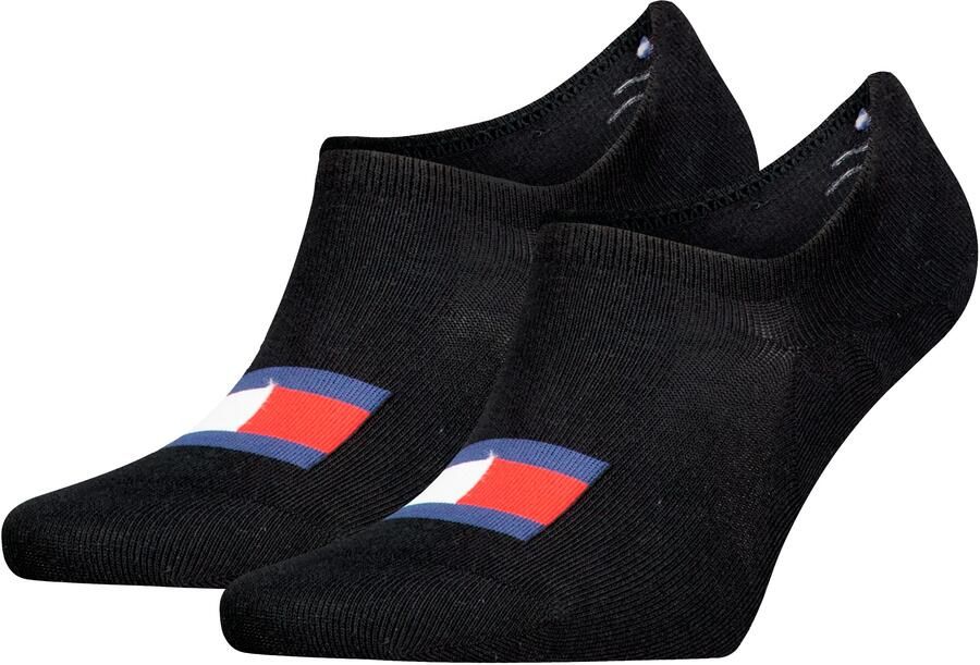 Tommy Hilfiger Enkelsokken TH UNI TJ FOOTIE 2P FLAG Met groot vlag-label voor (2 paar) - Foto 2