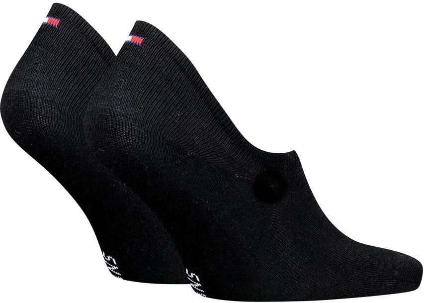 Tommy Hilfiger Enkelsokken TH UNI TJ FOOTIE 2P FLAG Met groot vlag-label voor (2 paar)