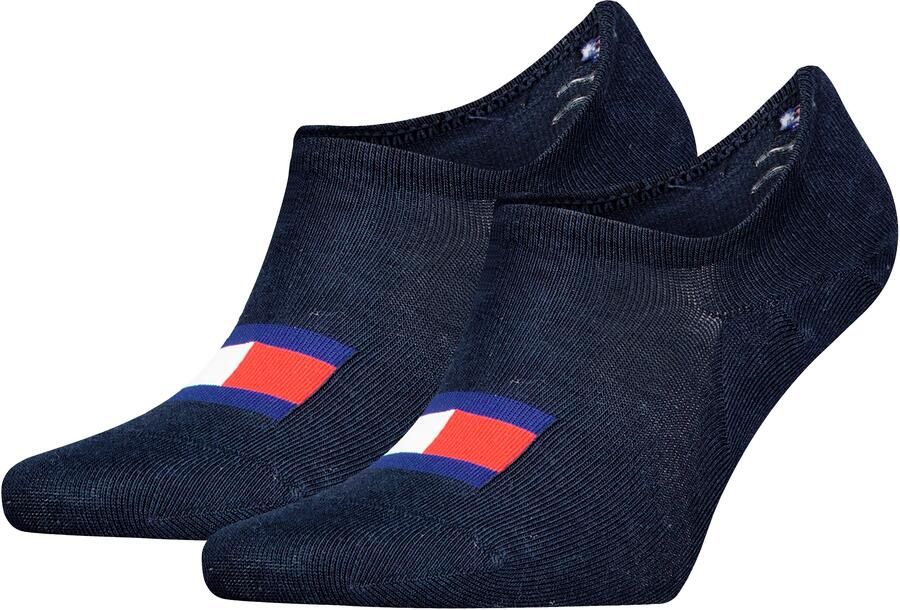 Tommy Hilfiger Enkelsokken TH UNI TJ FOOTIE 2P FLAG Met groot vlag-label voor (2 paar) - Foto 2