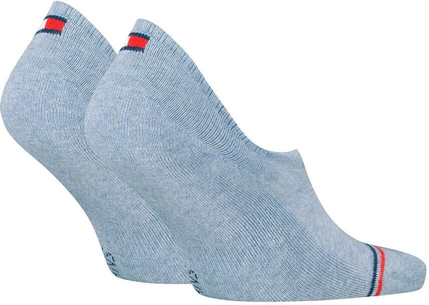 Tommy Hilfiger Kousenvoetjes met contraststrepen in een set van 2 paar