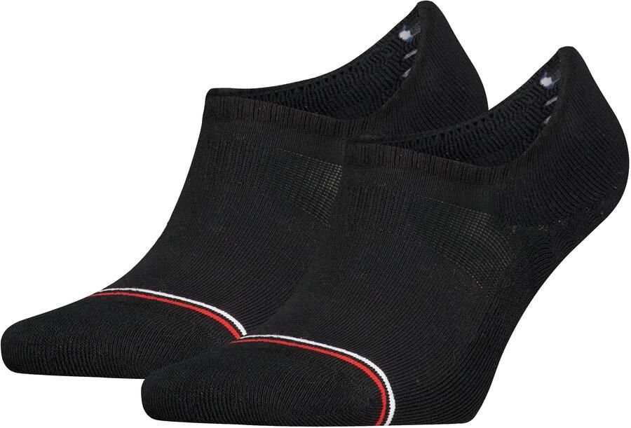 Tommy Jeans Kousenvoetjes met labelprint in een set van 2 paar model 'Iconic' - Foto 2