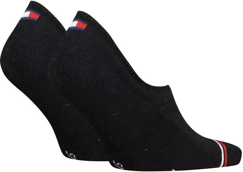 Tommy Jeans Kousenvoetjes met labelprint in een set van 2 paar model 'Iconic'