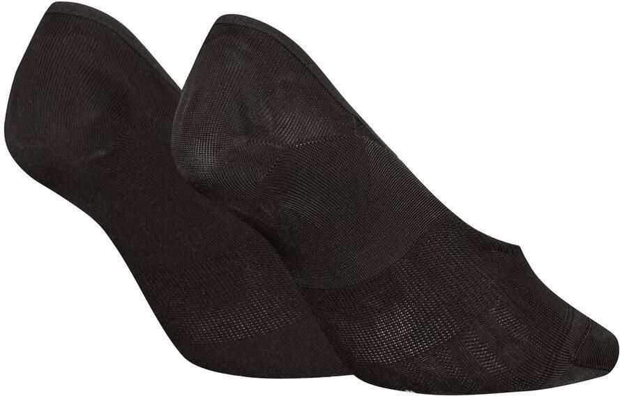 Tommy Hilfiger Enkelsokken TH WOMEN FOOTIE MC 2P SHINE met gesiliconiseerde hielbanden (Set van 2)