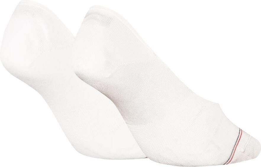 Tommy Hilfiger Enkelsokken TH WOMEN FOOTIE MC 2P SHINE met gesiliconiseerde hielbanden (Set van 2)