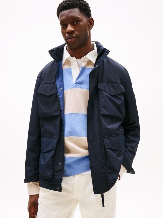Tommy Hilfiger Field-jacket PACKABLE FIELD JACKET Winterjas outdoorjas Capuchon in de kraag opbergbaar - Foto 7