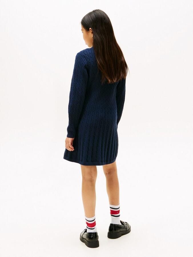 Tommy Hilfiger Gebreide jurk CABLE SWEATER DRESS Kinderen tot 16 jaar - Foto 2