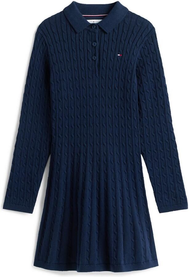 Tommy Hilfiger Gebreide jurk CABLE SWEATER DRESS Kinderen tot 16 jaar - Foto 4