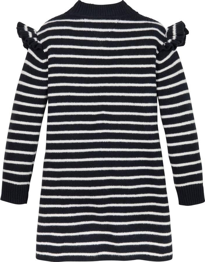 Tommy Hilfiger Gebreide jurk RUFFLE SKATER DRESS LS