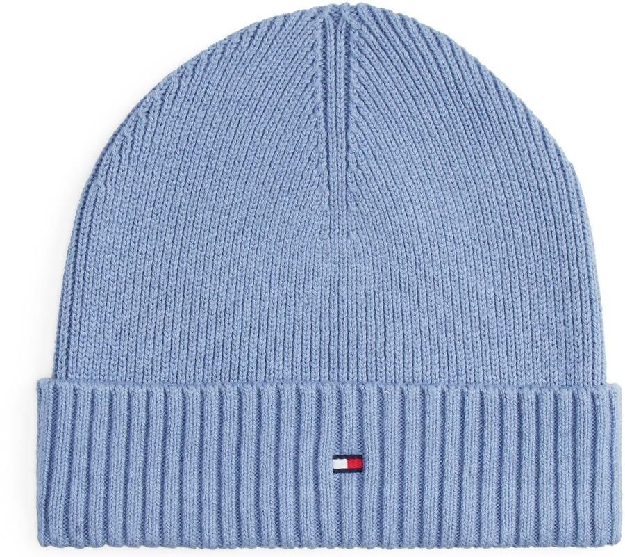 Tommy Hilfiger Gebreide muts TH FLAG PIMA COTTON BEANIE met logoborduurwerk met kasjmier aandeel Unisex - Foto 3