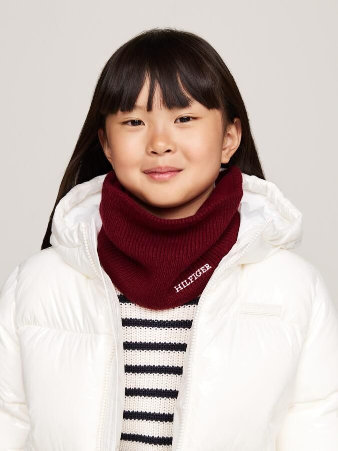 Tommy Hilfiger Gebreide sjaal MONOTYPE SNOOD met geborduurd logo-opschrift - Foto 7