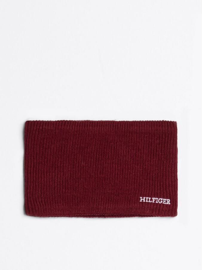 Tommy Hilfiger Gebreide sjaal MONOTYPE SNOOD met geborduurd logo-opschrift - Foto 2