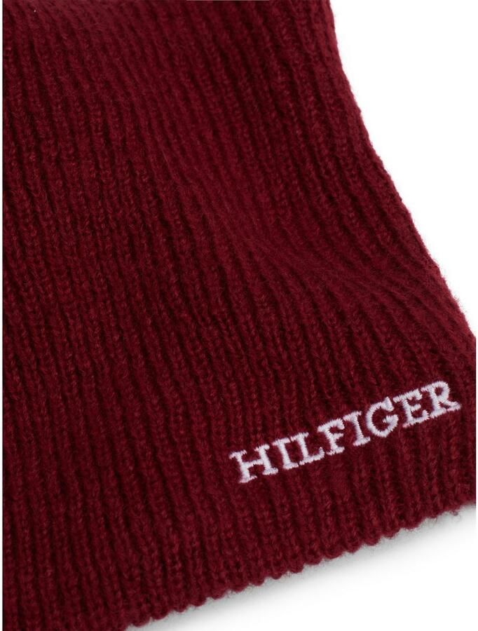 Tommy Hilfiger Gebreide sjaal MONOTYPE SNOOD met geborduurd logo-opschrift
