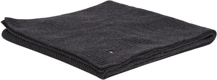 Tommy Hilfiger Gebreide sjaal TH FLAG PIMA COTTON CASH SCARF met logo-borduring met kasjmiergehalte unisex - Foto 9