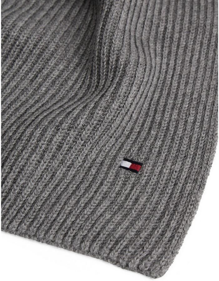 Tommy Hilfiger Gebreide sjaal TH FLAG PIMA COTTON CASH SCARF met logo-borduring met kasjmiergehalte unisex - Foto 2