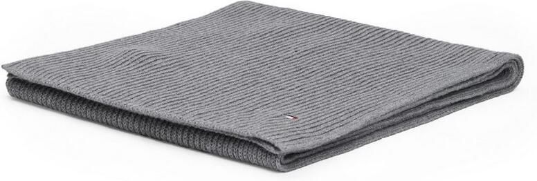 Tommy Hilfiger Gebreide sjaal TH FLAG PIMA COTTON CASH SCARF met logo-borduring met kasjmiergehalte unisex - Foto 9