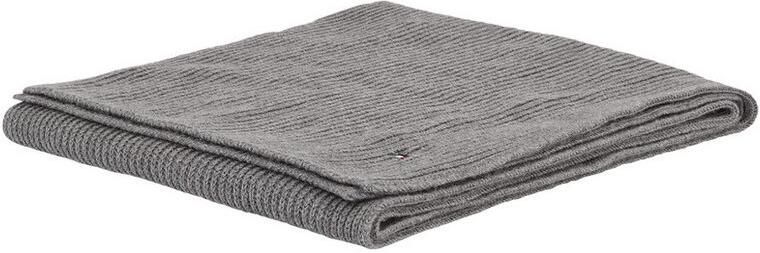 Tommy Hilfiger Gebreide sjaal TH FLAG PIMA COTTON CASH SCARF met logo-borduring met kasjmiergehalte unisex - Foto 10