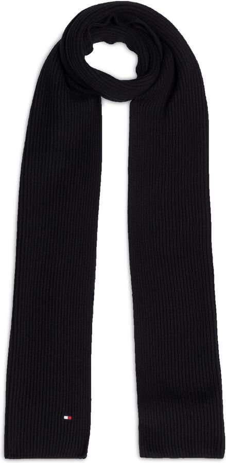 Tommy Hilfiger Gebreide sjaal TH FLAG PIMA COTTON CASH SCARF met logo-borduring met kasjmiergehalte unisex - Foto 11