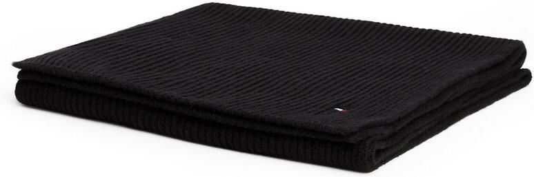 Tommy Hilfiger Gebreide sjaal TH FLAG PIMA COTTON CASH SCARF met logo-borduring met kasjmiergehalte unisex - Foto 8