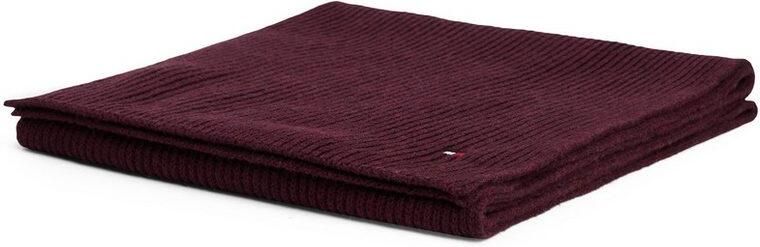 Tommy Hilfiger Gebreide sjaal TH FLAG PIMA COTTON CASH SCARF met logo-borduring met kasjmiergehalte unisex - Foto 4