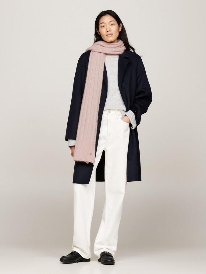 Tommy Hilfiger Gebreide sjaal TH TIMELESS SCARF met monogram-embleem - Foto 3