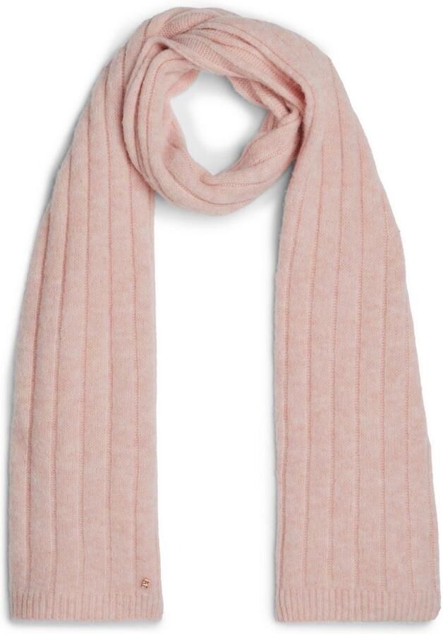 Tommy Hilfiger Gebreide sjaal TH TIMELESS SCARF met monogram-embleem - Foto 4