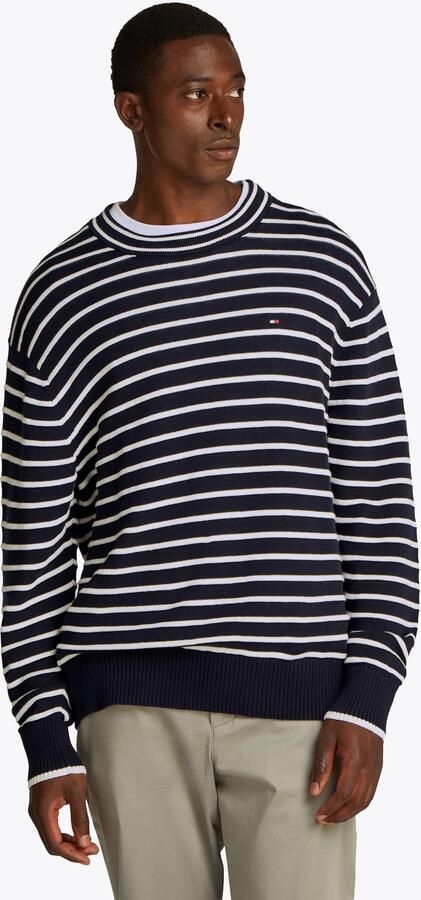 Tommy Hilfiger Gebreide trui BRETON STRUCTURE CREW NECK - Foto 5